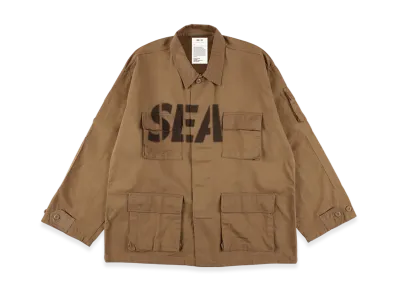 WIND AND SEA Military Jacket Shirt "Khaki"