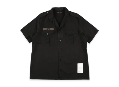 WIND AND SEA Military S/S Shirt "Black"
