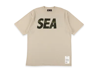 WIND AND SEA Pigment Patch S/S Tee "Natural"