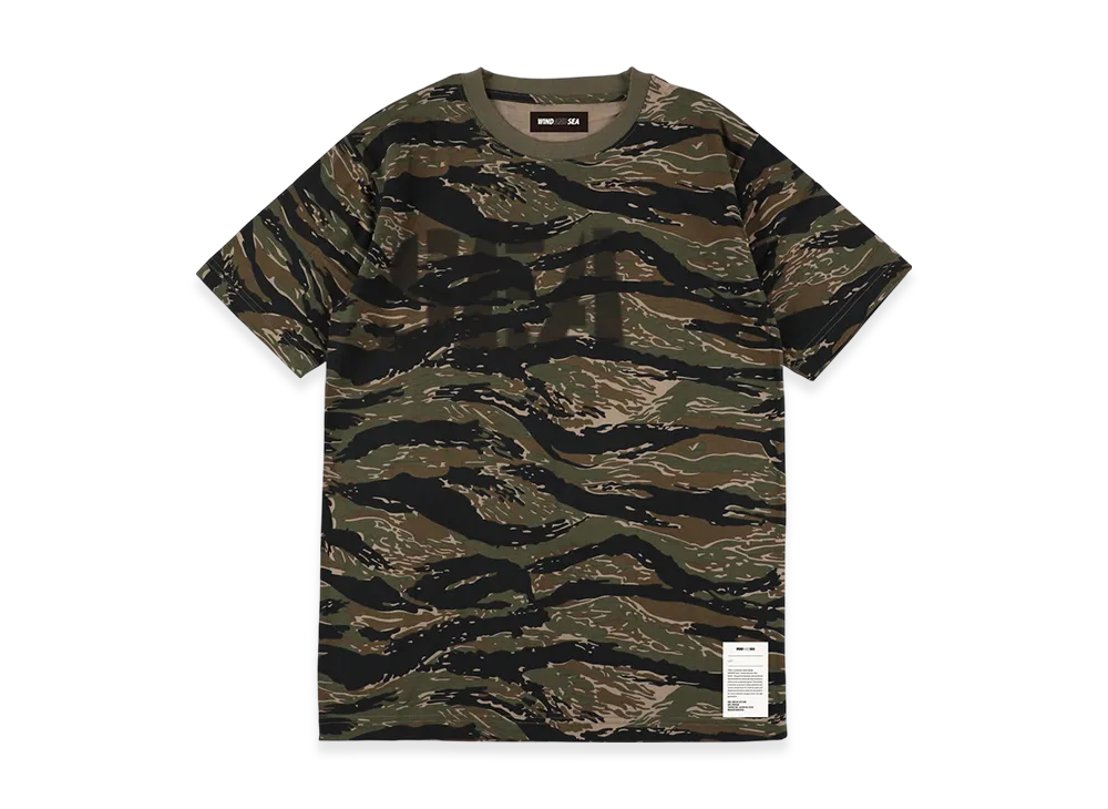 WIND AND SEA Stensil S/S Tee "TigerCamo"