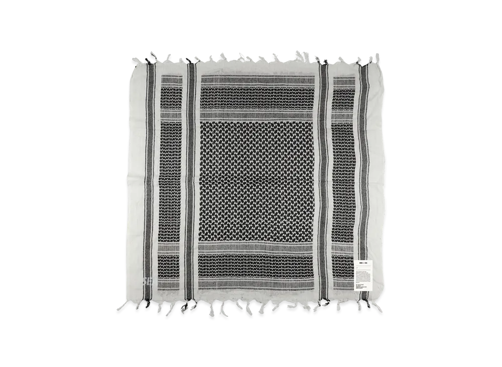 WIND AND SEA Afghan Stole "BlackWhite"