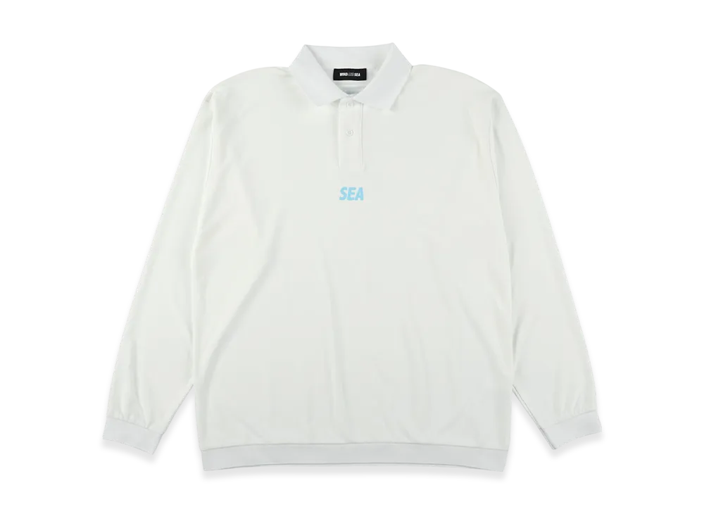 WIND AND SEA CT (Anti Seethrough) L/S Polo "White"