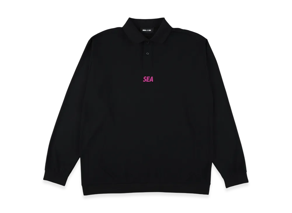 WIND AND SEA CT (Anti Seethrough) L/S Polo "BlackPink"