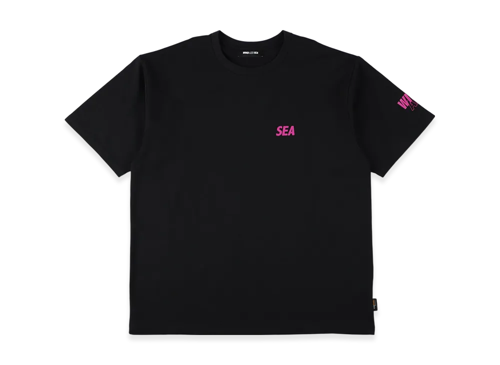 WIND AND SEA CT Crewneck (Cordura(R)) S/S Tee "BlackPink"