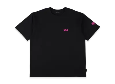 WIND AND SEA CT Crewneck (Cordura(R)) S/S Tee "BlackPink"