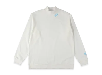 WIND AND SEA CT Mockneck (Cordura(R)) L/S Tee "White"
