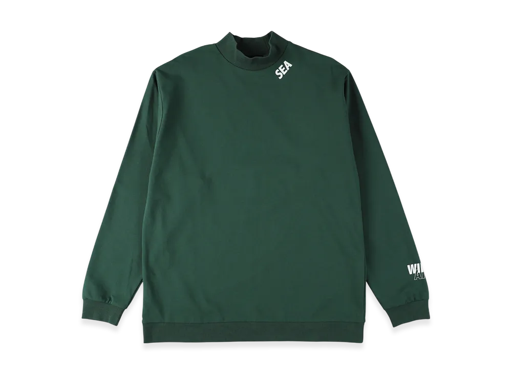WIND AND SEA CT Mockneck (Cordura(R)) L/S Tee "Green"