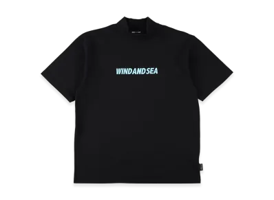 WIND AND SEA CT Mockneck (Cordura(R)) S/S Tee "BlackBlue"