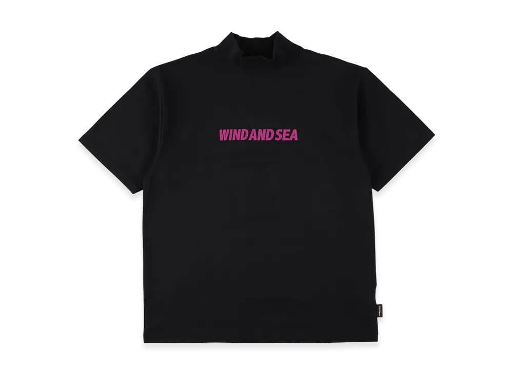 WIND AND SEA CT Mockneck (Cordura(R)) S/S Tee "BlackPink"