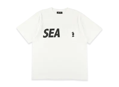 WIND AND SEA Mickey / Pocket Silhouette S/S Tee "White"