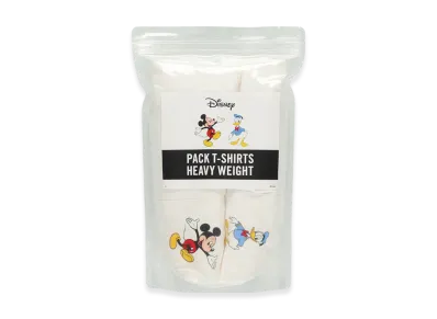 WIND AND SEA Mickey / Donald 2P Pack Tee "White"