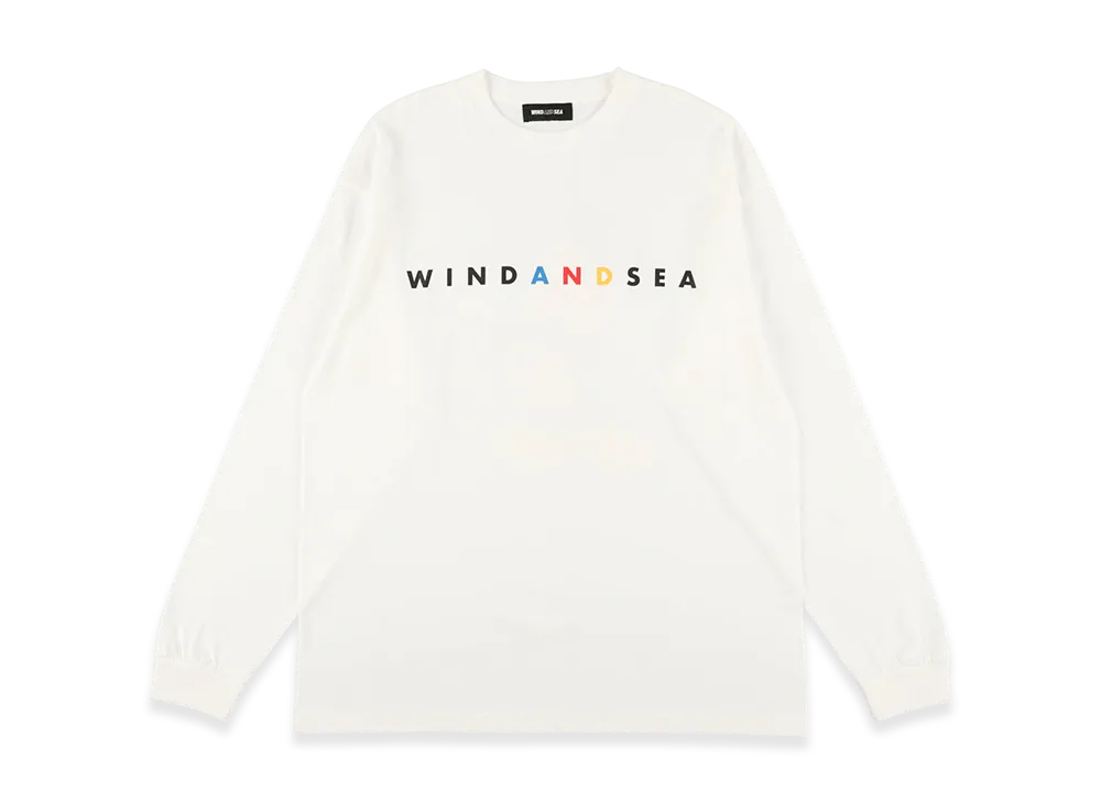 WIND AND SEA Mickey / L/S Tee "White"