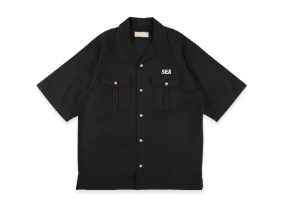 WIND AND SEA Double Pocket Linen Shirt "Black"