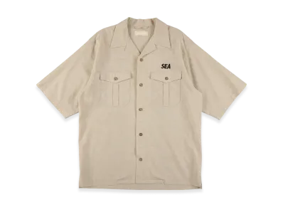 WIND AND SEA Double Pocket Linen Shirt "Beige"