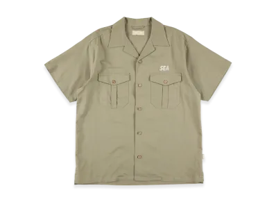 WIND AND SEA Double Pocket Linen Shirt "Khaki"