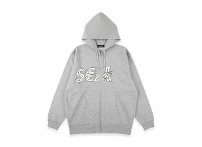 WIND AND SEA Money Sea Zip Up Sweatshirt "Gray"