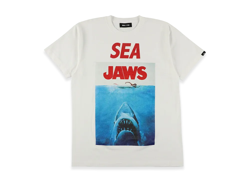 WIND AND SEA x JAWS S/S Tee "White"
