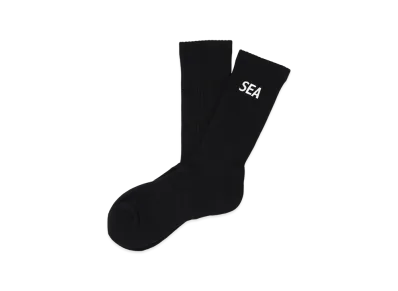WIND AND SEA ESS Socks "Black_White"