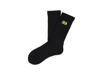 WIND AND SEA ESS Socks "Black_Yellow"