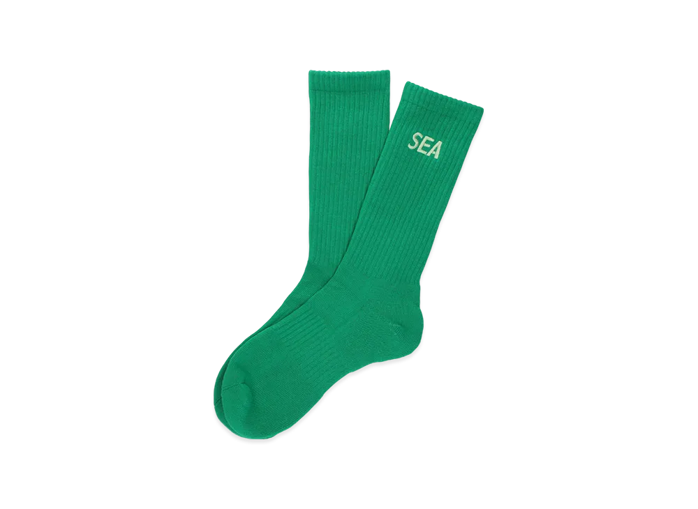 WIND AND SEA ESS Socks "Green"