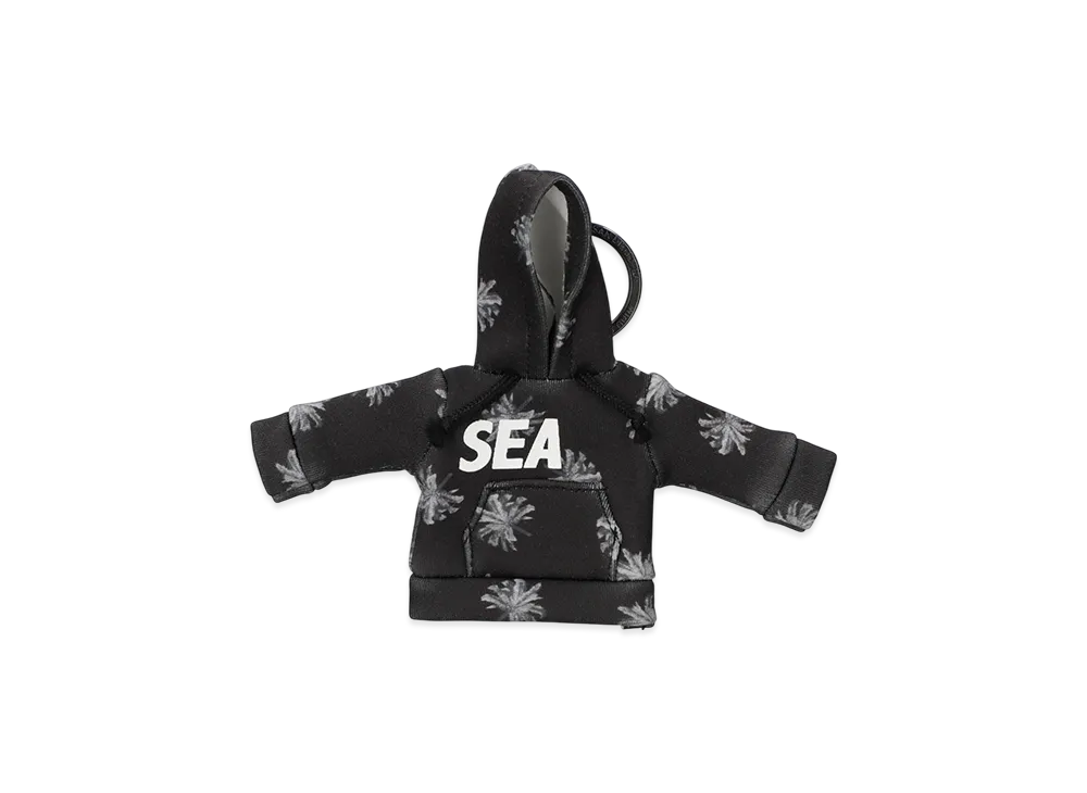 WIND AND SEA Palm Tree Hoodie Key Ring "Black"