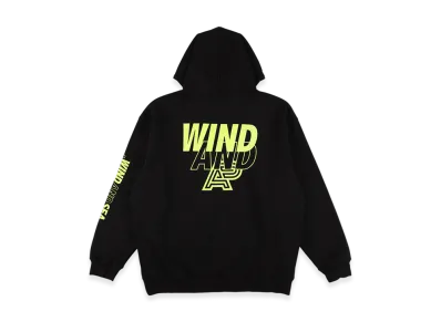 WIND AND SEA x ALBINO&PRETO Hooded Sweat Shirt "Black_Yellow"