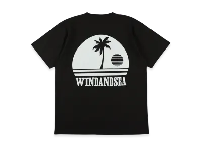 WIND AND SEA Sunset Logo S/S Tee "Black"