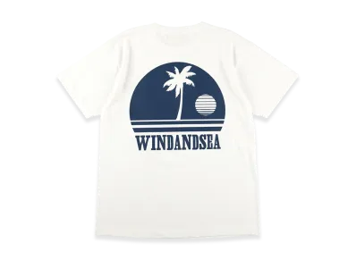 WIND AND SEA Sunset Logo S/S Tee "White"