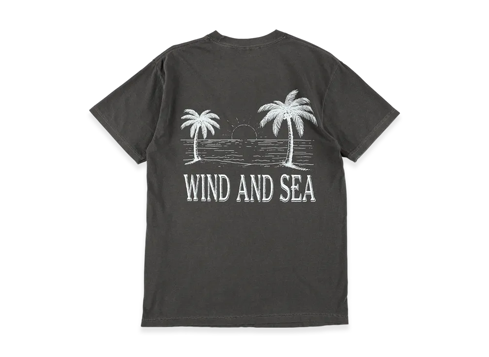 WIND AND SEA Palm Tree Logo S/S Tee "Black"
