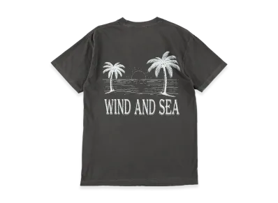 WIND AND SEA Palm Tree Logo S/S Tee "Black"