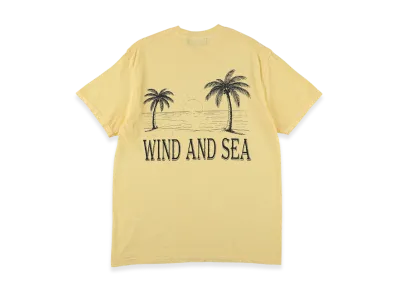 WIND AND SEA Palm Tree Logo S/S Tee "Yellow"