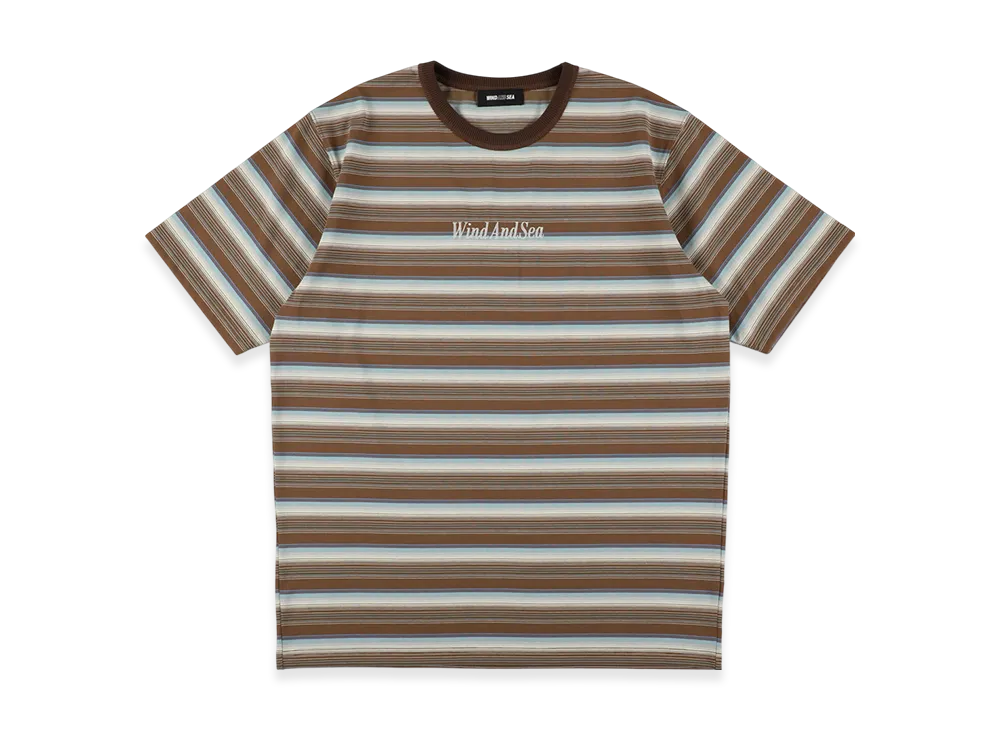 WIND AND SEA Mulch Border Logo S/S Tee "Brown"