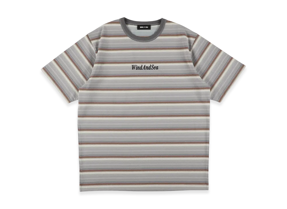 新作★ウィンダンシー Tシャツ ロゴ グレー 未使用 WIND AND SEA ウィンダンシー ロゴ Tシャツ グレー L