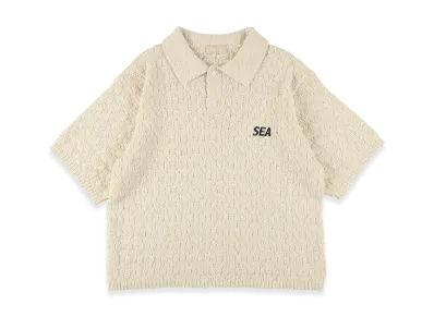WIND AND SEA Summer Knit Polo "Ivory"