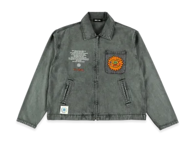 WIND AND SEA x PaRappa the Rapper x DE LA SOUL Denim Jacket "Blue"