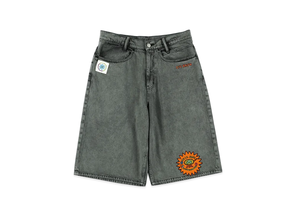 WIND AND SEA x PaRappa the Rapper x DE LA SOUL Denim Short "Blue"