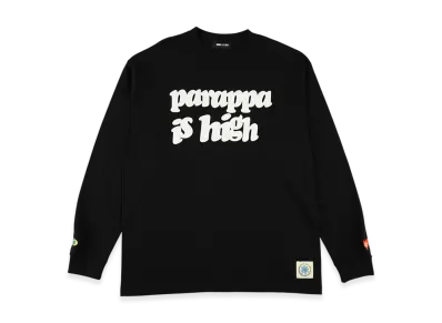 WIND AND SEA x PaRappa the Rapper x DE LA SOUL Logo L/S Tee "Black"