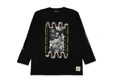 WIND AND SEA x PaRappa the Rapper x DE LA SOUL L/S Tee "Black"