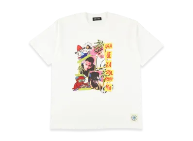 WIND AND SEA x PaRappa the Rapper x DE LA SOUL S/S Tee "White"