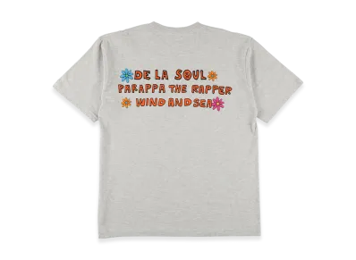 WIND AND SEA x PaRappa the Rapper x DE LA SOUL Pocket S/S Tee "Gray"