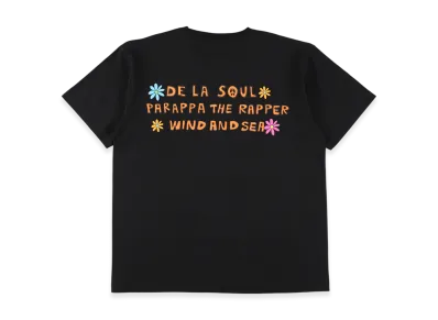 WIND AND SEA x PaRappa the Rapper x DE LA SOUL Pocket S/S Tee "Black"