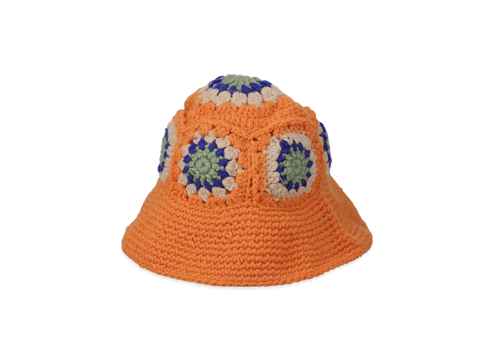 WIND AND SEA x PaRappa the Rapper x DE LA SOUL Crochet Hat "Orange"