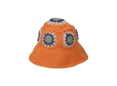 WIND AND SEA x PaRappa the Rapper x DE LA SOUL Crochet Hat "Orange"