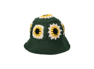 WIND AND SEA x PaRappa the Rapper x DE LA SOUL Crochet Hat "Khaki"