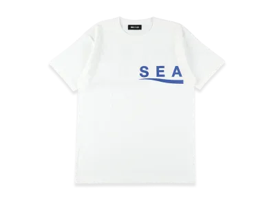 WIND AND SEA Blue Sweat S/S Tee "White"