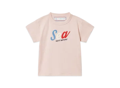WIND AND SEA x PETIT BATEAU Baby Print Short Sleeve Tee "Pink"