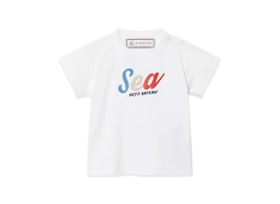 WIND AND SEA x PETIT BATEAU Baby Print Short Sleeve Tee "White"