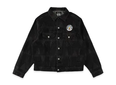 WIND AND SEA Man City Denim Jacket "Black"
