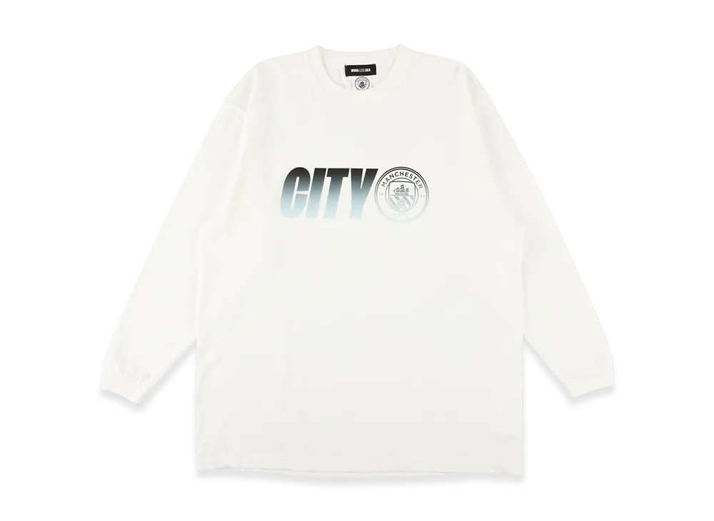 WIND AND SEA Man City LS Tee "White"