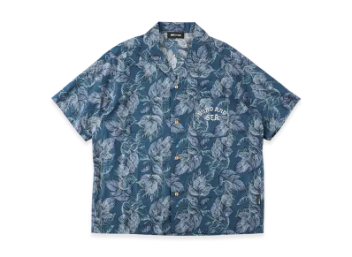 WIND AND SEA Aloha Logo SS Shirt "Blue"